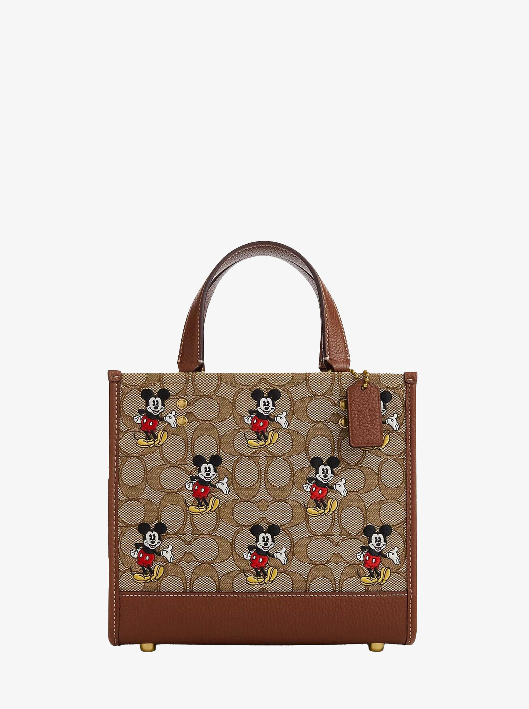 Сумка COACH Dempsey Tote Bag With Mickey Mouse Print Small